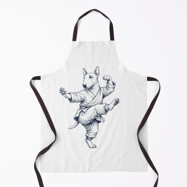 Item preview, Vintage Bull Terrier Doing Kung Fu Martial Art Dog Lover designed and sold by TerryConnells.