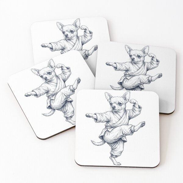Item preview, Vintage Chihuahua Doing Kung Fu Martial Art Dog Lover designed and sold by TerryConnells.