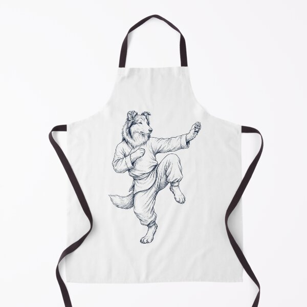 Item preview, Vintage Collie Doing Kung Fu Martial Art Dog Lover designed and sold by TerryConnells.