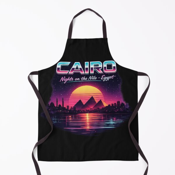 Item preview, Cairo Nights – Neon Nile Skyline Vaporwave Egypt Design designed and sold by GeniePixel.