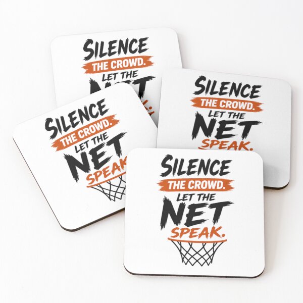 Item preview, Silence The Crowd Let The Net Speak Basketball Design designed and sold by the-dovlat.