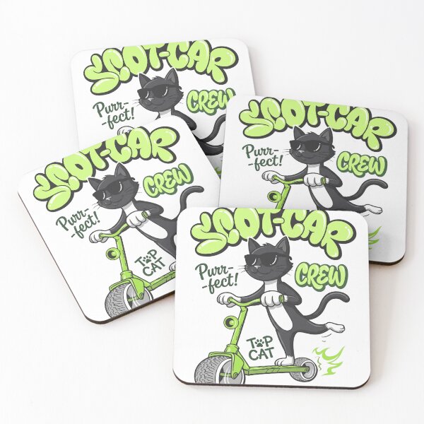 Item preview, Cool Tuxedo Cat Riding Scooter Retro Streetwear designed and sold by WelLarsDigitals.