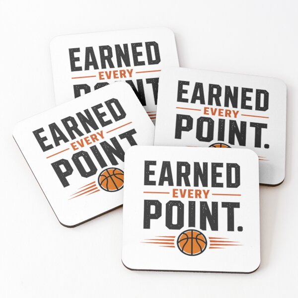 Item preview, Earned Every Point – Basketball Hard Work Motivation designed and sold by the-dovlat.