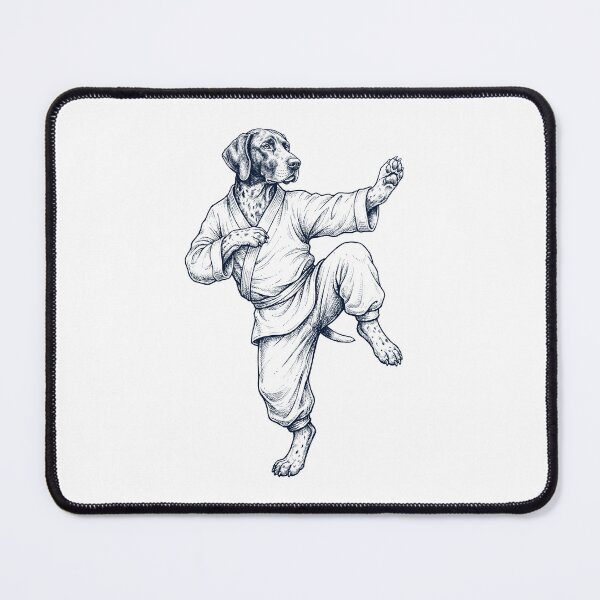 Item preview, Vintage German Shorthaired Pointer Doing Kung Fu Martial Art Dog Lover designed and sold by TerryConnells.