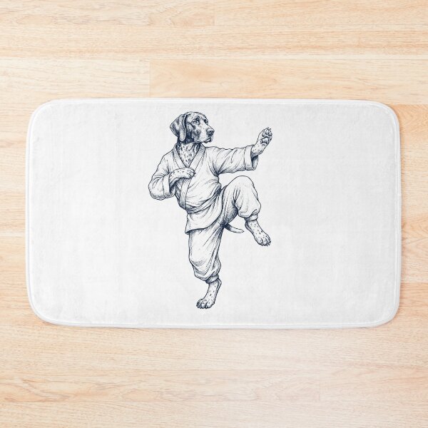 Item preview, Vintage German Shorthaired Pointer Doing Kung Fu Martial Art Dog Lover designed and sold by TerryConnells.