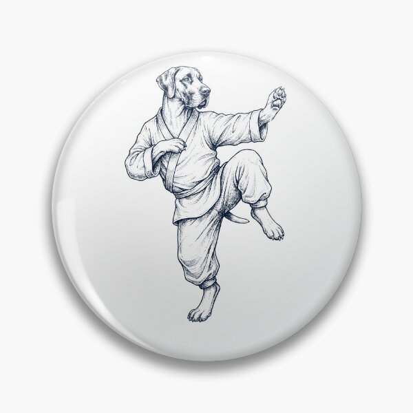 Item preview, Vintage Great Dane Doing Kung Fu Martial Art Dog Lover designed and sold by TerryConnells.
