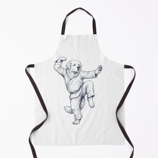 Item preview, Vintage Great Pyrenees Doing Kung Fu Martial Art Dog Lover designed and sold by TerryConnells.
