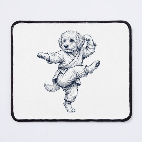 Item preview, Vintage Havanese Doing Kung Fu Martial Art Dog Lover designed and sold by TerryConnells.