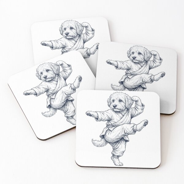 Item preview, Vintage Havanese Doing Kung Fu Martial Art Dog Lover designed and sold by TerryConnells.