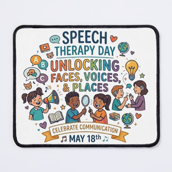 Item preview, Speech Therapy Day | Unlocking Voices & Celebrate Communication designed and sold by Wear Sculpt.