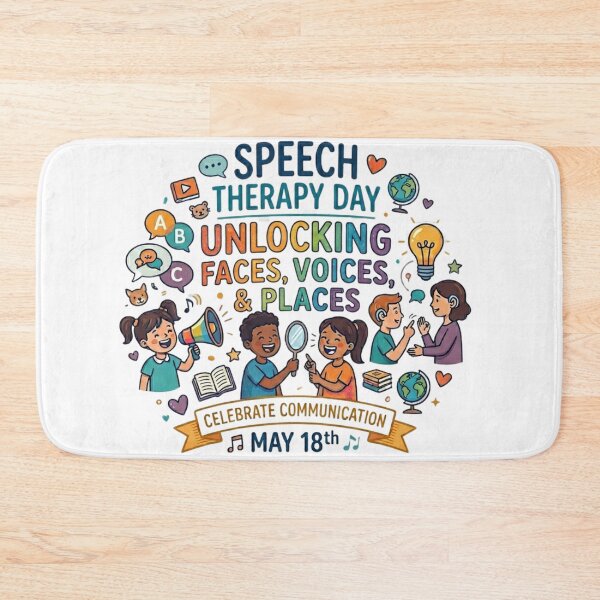 Item preview, Speech Therapy Day | Unlocking Voices & Celebrate Communication designed and sold by Wear Sculpt.