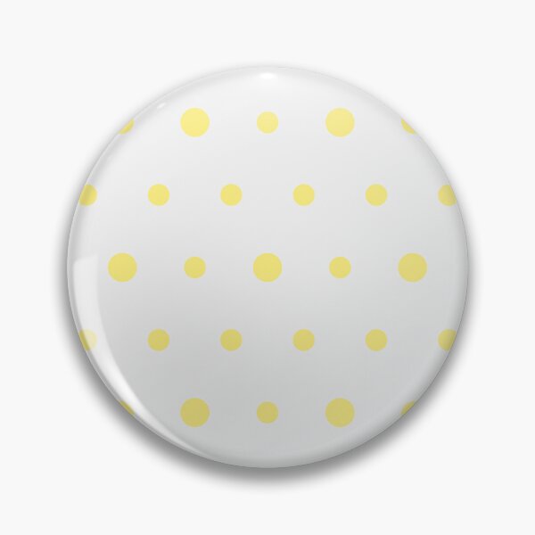 Item preview, White And Yellow Polka Dot Pattern designed and sold by pattern-archive.