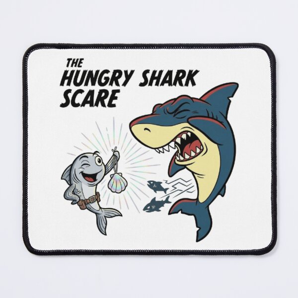 Item preview, The Hungry Shark Scare designed and sold by artistmagicshop.