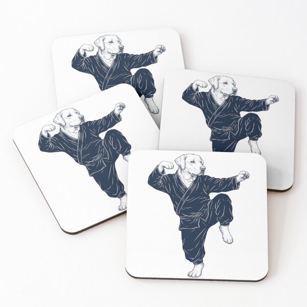 Item preview, Vintage Labrador Retriever Doing Kung Fu Martial Art Dog Lover designed and sold by TerryConnells.