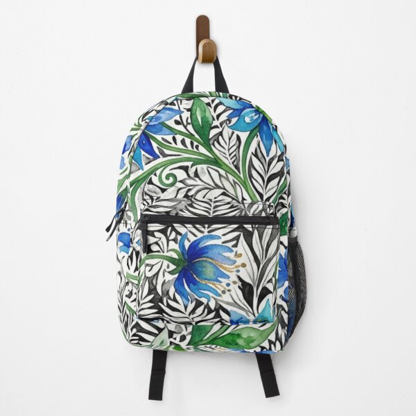 Item preview, Blue luminous floral symphony designed and sold by Sigtrix.