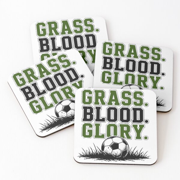 Item preview, Grass Blood Glory – Soccer Player Motivation designed and sold by the-dovlat.