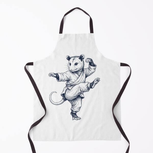 Item preview, Vintage Opossum Doing Kung Fu Martial Art Animal Lover designed and sold by TerryConnells.