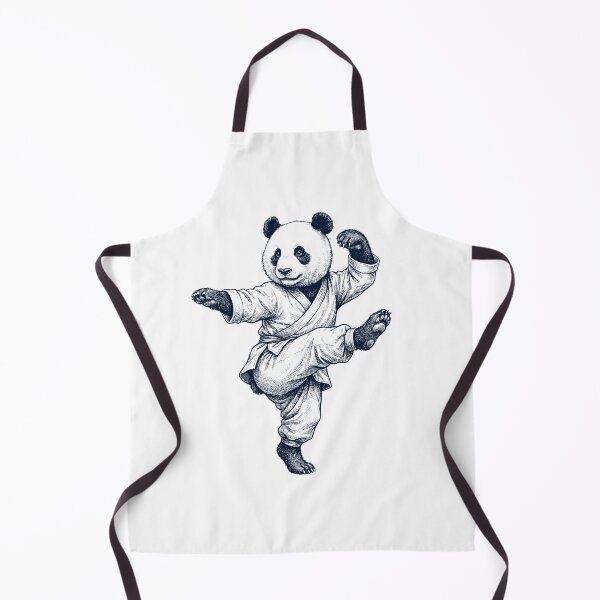 Item preview, Panda vintage practicando artes marciales Kung Fu Amante de los animales designed and sold by TerryConnells.
