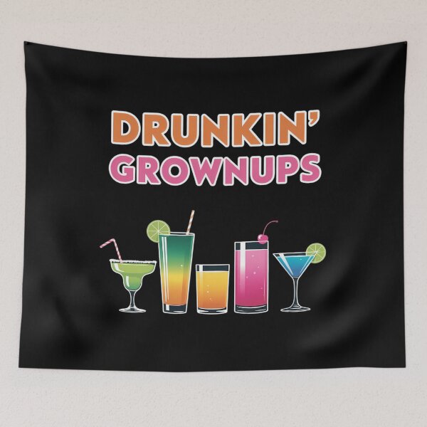 Item preview, Drunkin' Grownups Cocktails Drinking Bachelorette Party Beer  designed and sold by EllenJast.