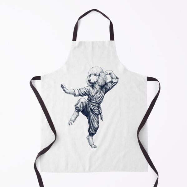 Item preview, Vintage Poodle Doing Kung Fu Martial Art Dog Lover designed and sold by TerryConnells.