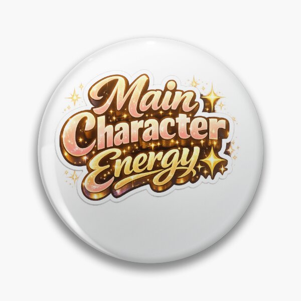 Item preview, Main Character Energy – Trendy Aesthetic Confidence designed and sold by CutePrintCorner.
