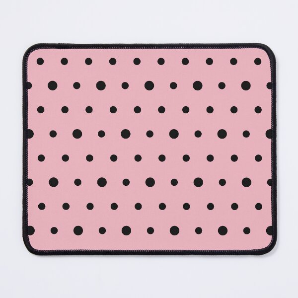 Item preview, Blush And Black Polka Dot Pattern designed and sold by pattern-archive.