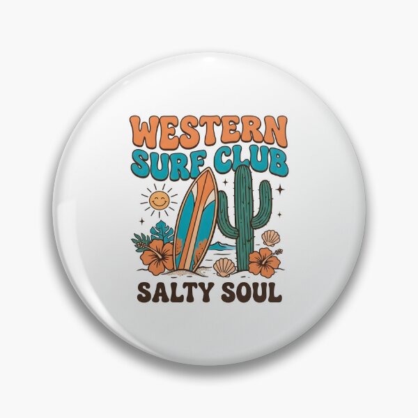 Item preview, Western Surf Club T-Shirt - Retro Coastal Cowgirl Aesthetic  designed and sold by al21ex.