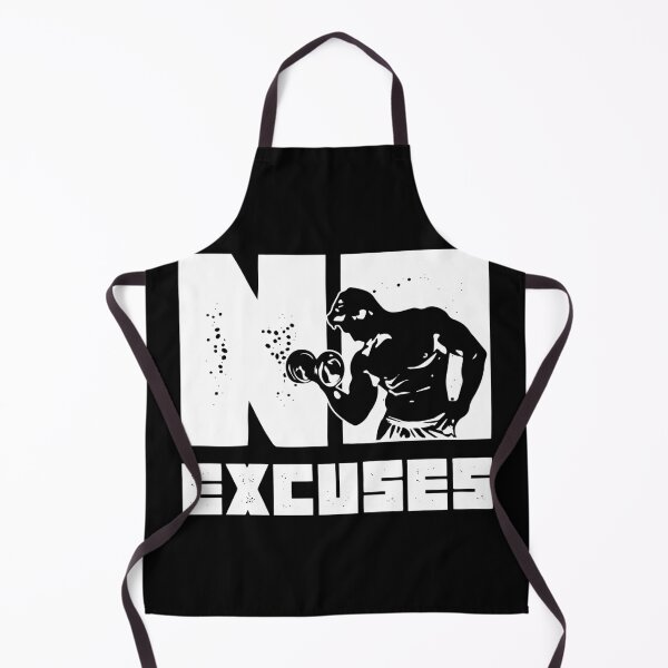 Item preview, No Excuses Motivational Hard Work Success Typography Design designed and sold by JavaGraph.