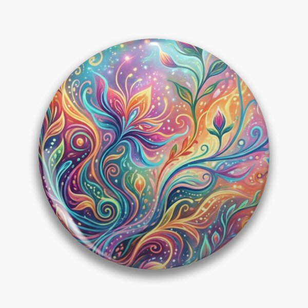 Item preview, Luminous floral swirl designed and sold by Sigtrix.