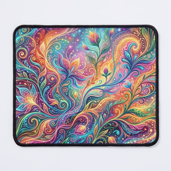 Item preview, Luminous floral swirl designed and sold by Sigtrix.