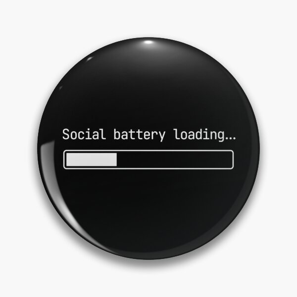 Artikelvorschau, Soziale Batterieladung Weiß – Humor für Introvertierte entworfen und verkauft von CtrlAltLaugh.