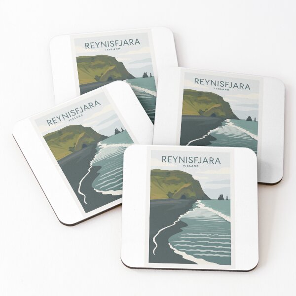 Item preview, Reynisfjara Iceland Black Sand Beach Art designed and sold by Beyond Destinations.