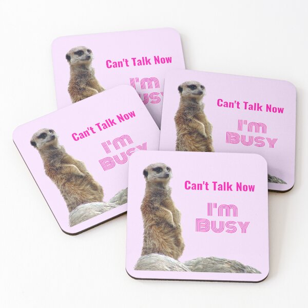 Item preview, Meerkat - I'm Busy designed and sold by KeksWorkroom.