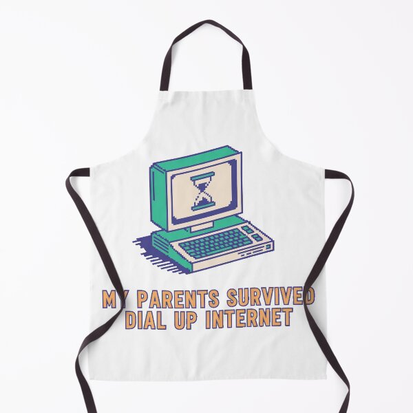 Item preview, My Parents Survived Dial Up Internet Funny Retro 90s Tech Humor Nostalgia T-Shirt designed and sold by SaltyBonesClub.