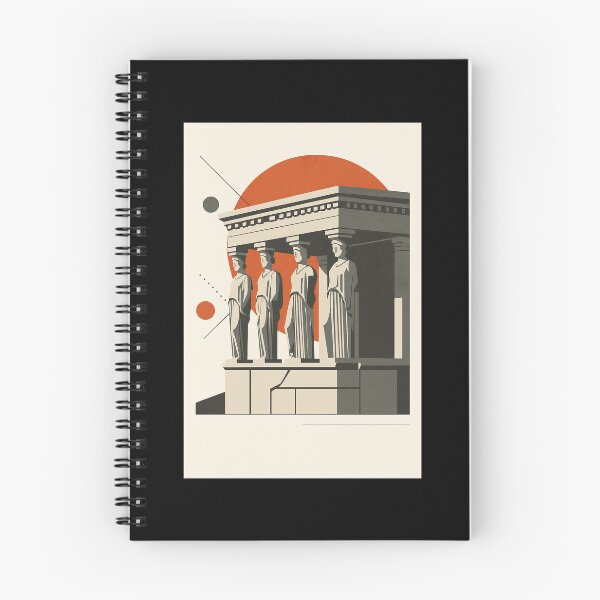 Item preview, Athens Greece Caryatid Architecture Art designed and sold by Beyond Destinations.