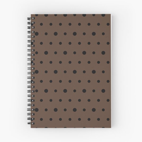 Item preview, Brown And Black Polka Dot Pattern designed and sold by pattern-archive.