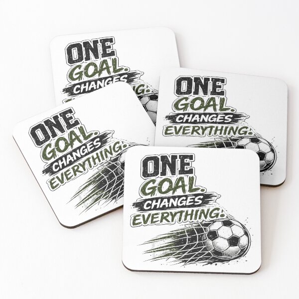 Item preview, One Goal Changes Everything – Soccer Game Winner designed and sold by the-dovlat.