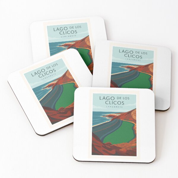 Item preview, Lago de los Clicos Lanzarote Travel Art designed and sold by Beyond Destinations.