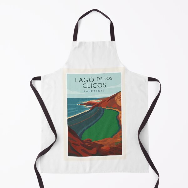 Item preview, Lago de los Clicos Lanzarote Travel Art designed and sold by Beyond Destinations.