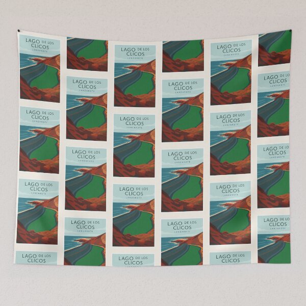 Item preview, Lago de los Clicos Lanzarote Travel Art designed and sold by Beyond Destinations.