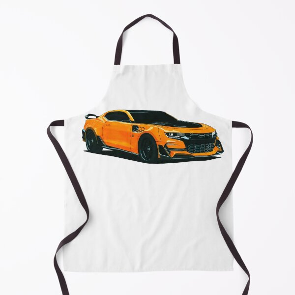 Item preview, Exclusive drawing legendary movie muscle car modified yellow Chevy Camaro V8 designed and sold by Cars23.