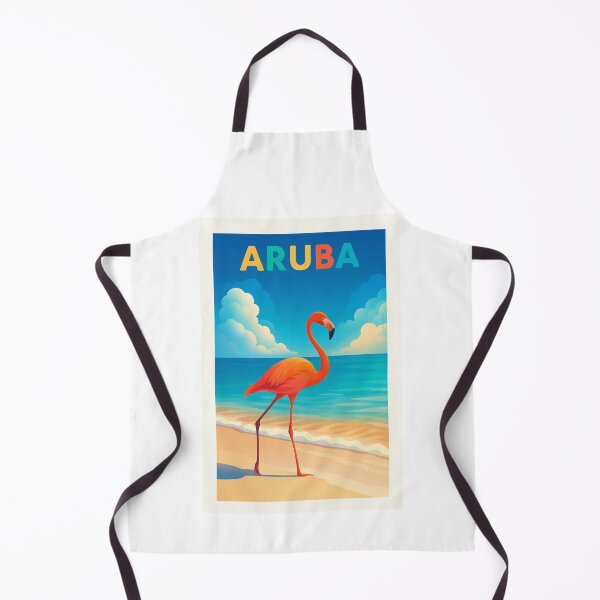Item preview, Aruba Flamingo Beach Travel Art designed and sold by Beyond Destinations.
