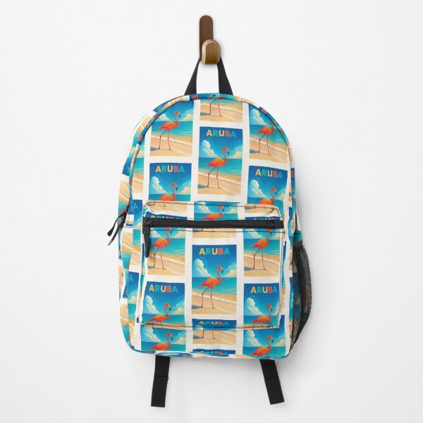 Item preview, Aruba Flamingo Beach Travel Art designed and sold by Beyond Destinations.