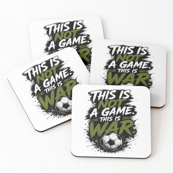 Item preview, This Is Not A Game – Intense Soccer Football Design designed and sold by the-dovlat.