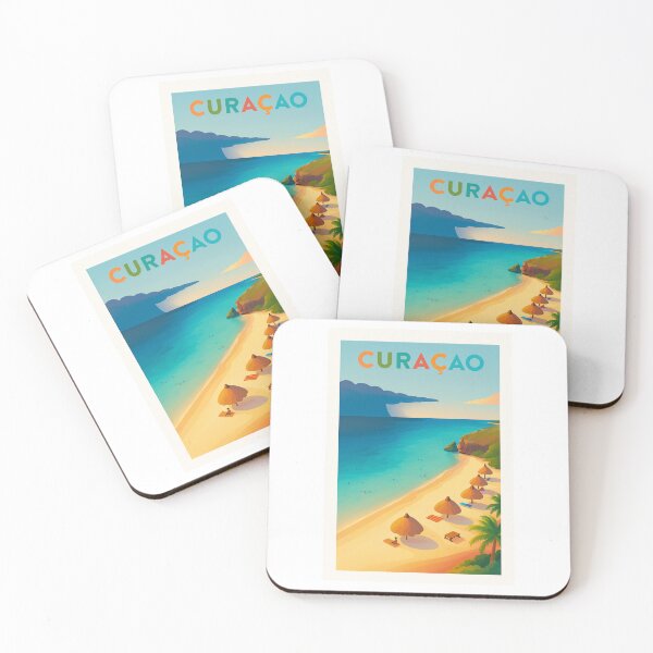 Item preview, Curaçao Caribbean Beach Travel Art designed and sold by Beyond Destinations.