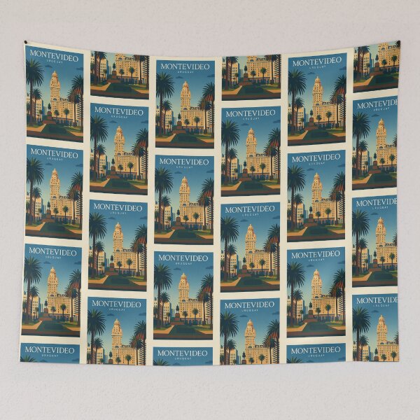 Item preview, Montevideo Uruguay Travel Poster Art designed and sold by Beyond Destinations.