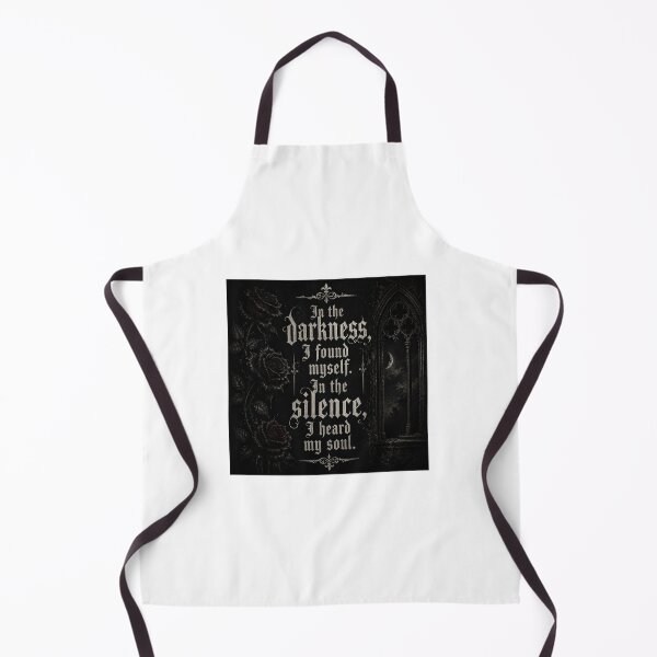 Item preview, Gothic Quote Dark Academia Blackletter Typography Aesthetic Sticker | In the Darkness I Found Myself designed and sold by Sanika arts .