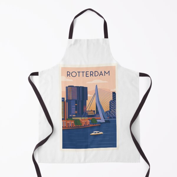 Item preview, Rotterdam Netherlands Travel Poster Art designed and sold by Beyond Destinations.