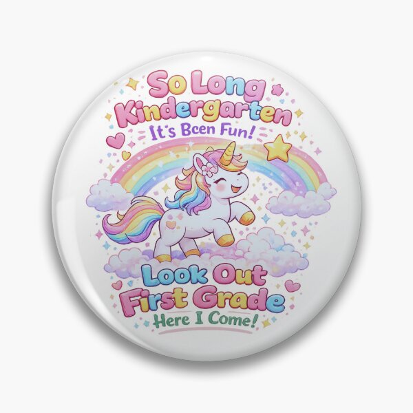 Item preview, Cute Unicorn Kindergarten Graduation First Grade Here I Come Girls designed and sold by Im-Ara.