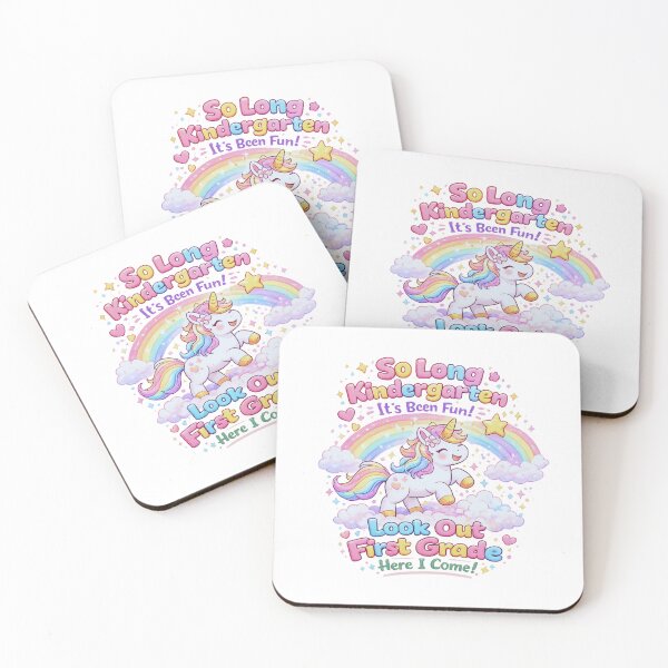 Item preview, Cute Unicorn Kindergarten Graduation First Grade Here I Come Girls designed and sold by Im-Ara.